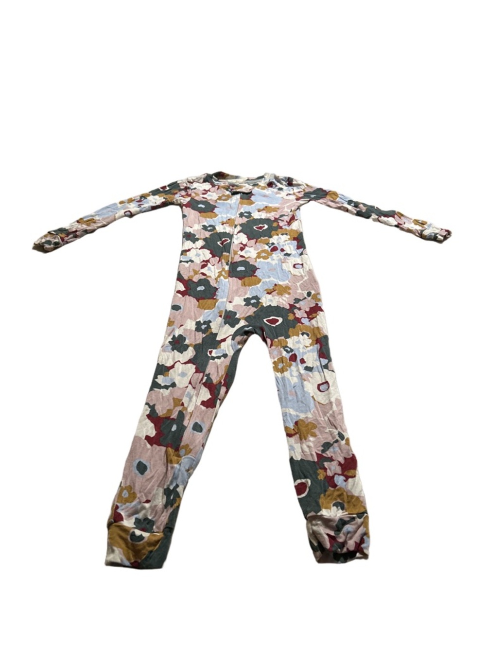 Carter's Floral Print Zip Up Pyjamas Size 3T